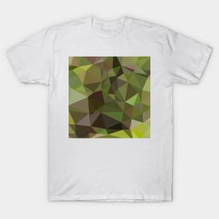 Pistachio Green Abstract Low Polygon Background T-Shirt